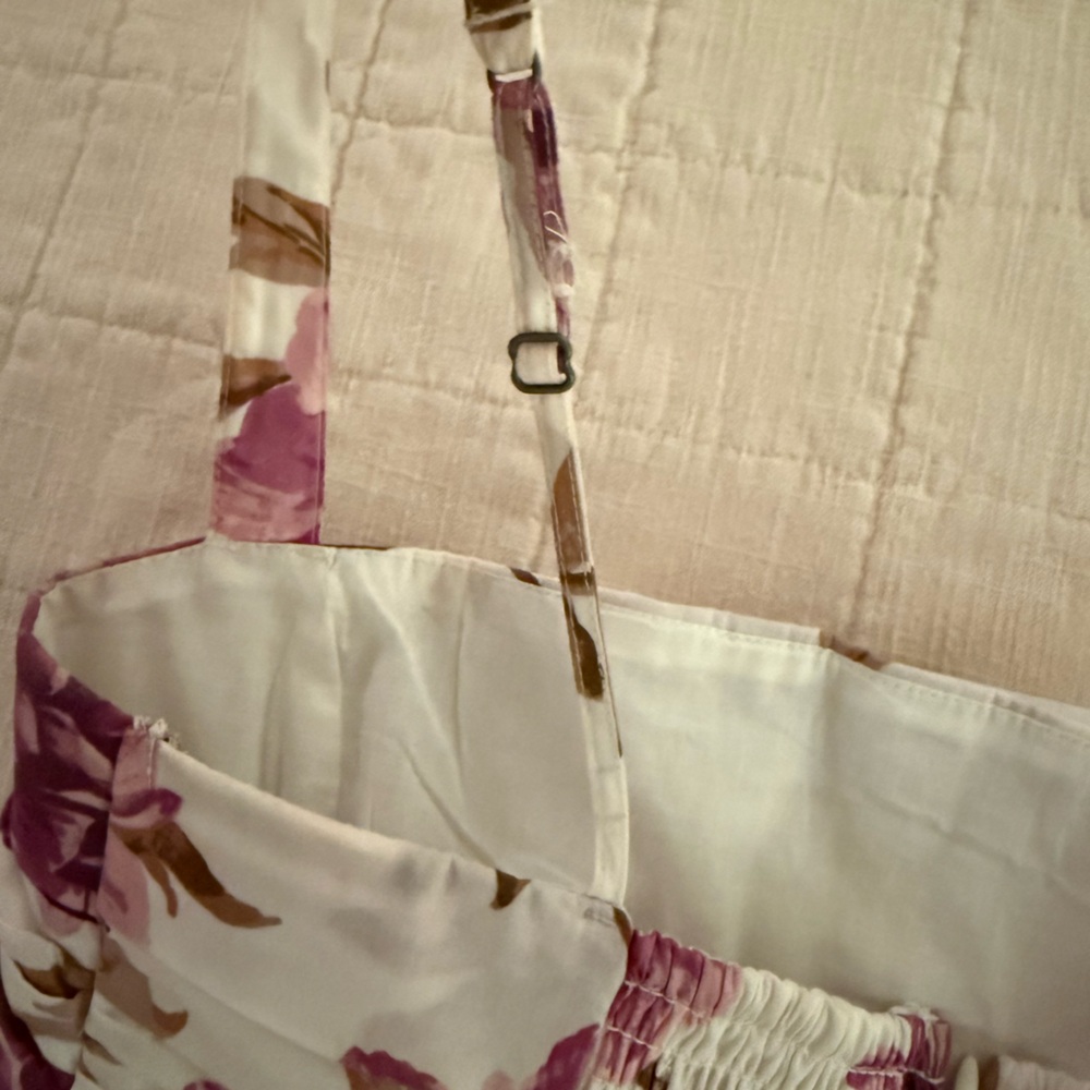 Abercrombie & Fitch Emerson poplin wide strap mini floral dress - Picture 5 of 6